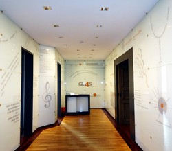 Foyer des Glasmuseums Schloss Hadamar